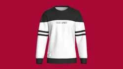 Men Letter Printed Sweatshirt With Patch