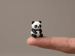Mini Buddy #32 - Panda - Free 3D Print Model