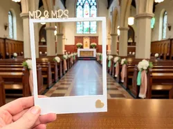 Mr&Mrs Photo Frame Polaroid Wedding Guest Gift - Free 3D Print Model