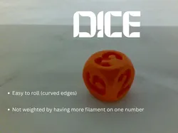 Numbered dice - Free 3D Print Model