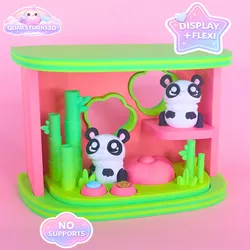 Panda Flexi Fidget & Display Diorama STL