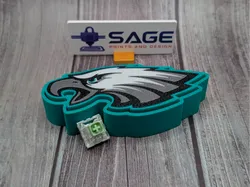 Phily Eagles clicker fidget – MechKeyboardSwitch - Free 3D Print Model
