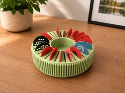 Radial Guitar Pick Holder - Free 3D Print Model