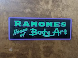 Ramones House of Body Art Sign - Free 3D Print Model