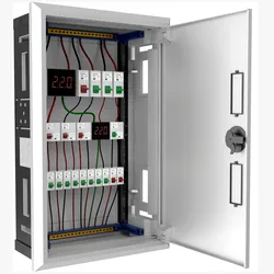 Recessed Electrical Distribution Enclosure with Breaker