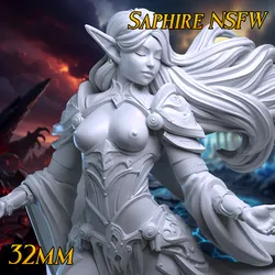 Saphire NSFW 32mm - Lunar Priestess Sentinel Warden - Sentinel Lunar Priestess Warden - Warden Lunar Priestess Sentinel