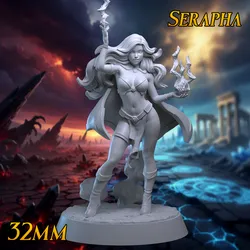 Serapha 32mm - Sorceress Lightning Pyromancer - Lightning Sorceress - Pyromancer Sorceress - Sorceress