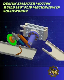 SolidWorks Tutorial:  180° Flip Mechanism