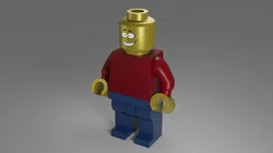 Stylized Classic Block-Man Minifigure