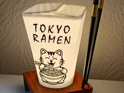 Takeout Ramen Light Box and Table (Paladone comp.) - Free 3D Print Model