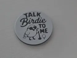 Talk Birdie to me golf ball maker - Free 3D Print Model