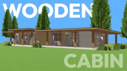 Wooden Cabin - Full Furniture