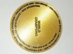 World Cup Plate/Base with Champion Names - Free 3D Print Model
