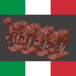 28mm Risorgimento Piedmont Horses 1848-61 Charging