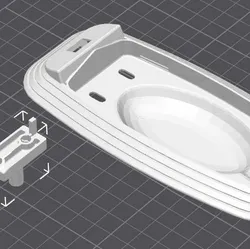 3D printer bestanden | 3MF | Buick 1955 Special Headlamp Housing and switch