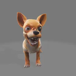 Angry Chihuahua dog 3D Print Model in Animals 572828