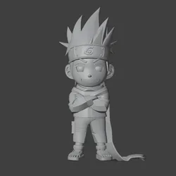 Characters & Creatures STL indir - Miniatura Konohamaru Sarutobi Naruto - 3DImpresions