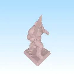 Characters & Creatures STL تنزيل - armored futuristic cop commander - HGS67
