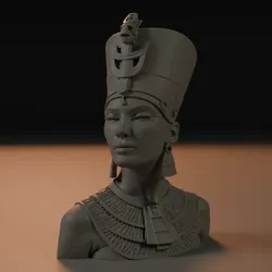 Cleopatra Bust 3D Print Model in Sculpture 574131