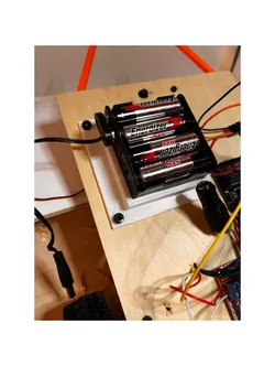 Double AA Battery mount holder for 6 or 8