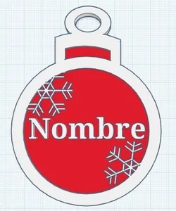 Editable Christmas ball