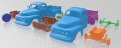 F 1 Pickup 1952 Printable Car 3D Print Model in Automotive 572322