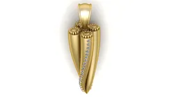 Heart Pendant Necklace in Pakistan PENDANT 3D Print Model in Pendants 574772