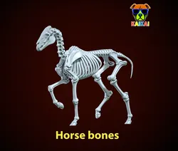Horse Bones - Animal Bone Model - 3D print 3D Print Model in Animals 574516
