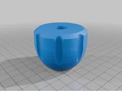 Improved rigid table saw knob