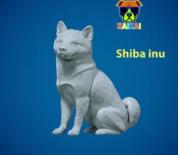 Japanese Shiba Inu Dog Sitting- Shiba Inu dog model - 3D print 3D Print Model in Animals 573082
