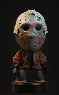 Jason Voorhees Ready To Print 3D Print Model in Man 572817