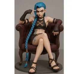 Jinx from Arcane 3D Print Model in Woman 572837