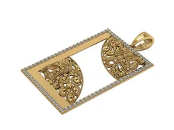 Kalima Pendant Al pendant 3D Print Model in Pendants 573814