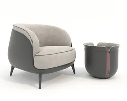 Modern Coffee Table and Armchair 59