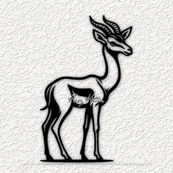 Other STL Download - gazelle antelope wall art home decorby Kaoz Kitten