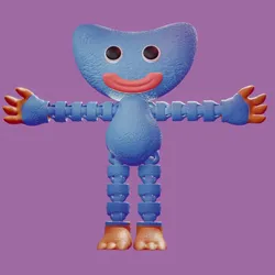 Other STL indir - Huggy Wuggy Articulado – Sin Soportes (Modelo para Impresión - Filame3D