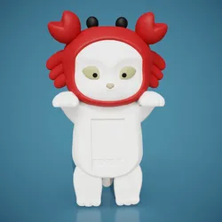 Sculptures & Artworks STL Download - Mofusand Cangrejoby Axos3D