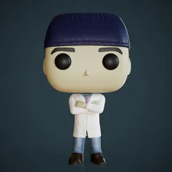 Sculptures & Artworks STL indir - Funko Medico - doctor - Axos3D