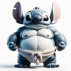 Sumo Stitch The Mischievous Heavyweight 3D Print Model in Monsters & Creatures 573233
