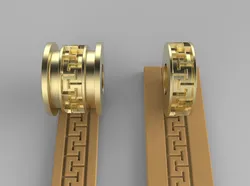 Texture Rollers Wheels for Leather Clay Patterns Ornament for Jewelery T206 3D Print Model in Other 572334