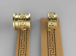 Texture Rollers Wheels for Leather Clay Patterns Ornament for Jewelery T207 3D Print Model in Other 572335