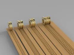 Texture Rollers Wheels for Leather Clay Patterns Ornament for Jewelery T308 3D Print Model in Other 572336