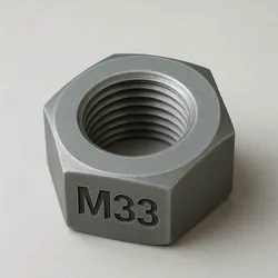 Tools & Spare Parts STL indir - m33 nut / m33 somun - MehmetYilmaz