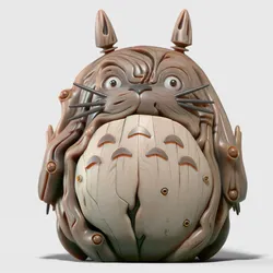 Totoro Wood Fan Art Miyazaki