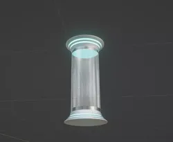 Capsule  Low-poly 3D model