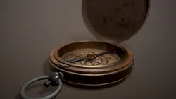 Compass old Low-poly 3D model