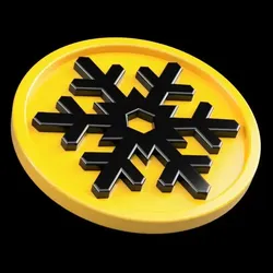 Creality Cloud | Snowflake cup coaster C | ملفات الطابعة ثلاثية الأبعاد