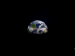 Earth Planet Blender Scene Low-poly 3D model