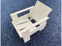 EASY CHAIR 1934 by GERRIT RIETVELD (MINIATURE MODEL 1:5)