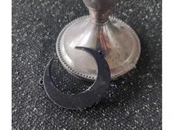 Gothic Crescent Moon Necklace